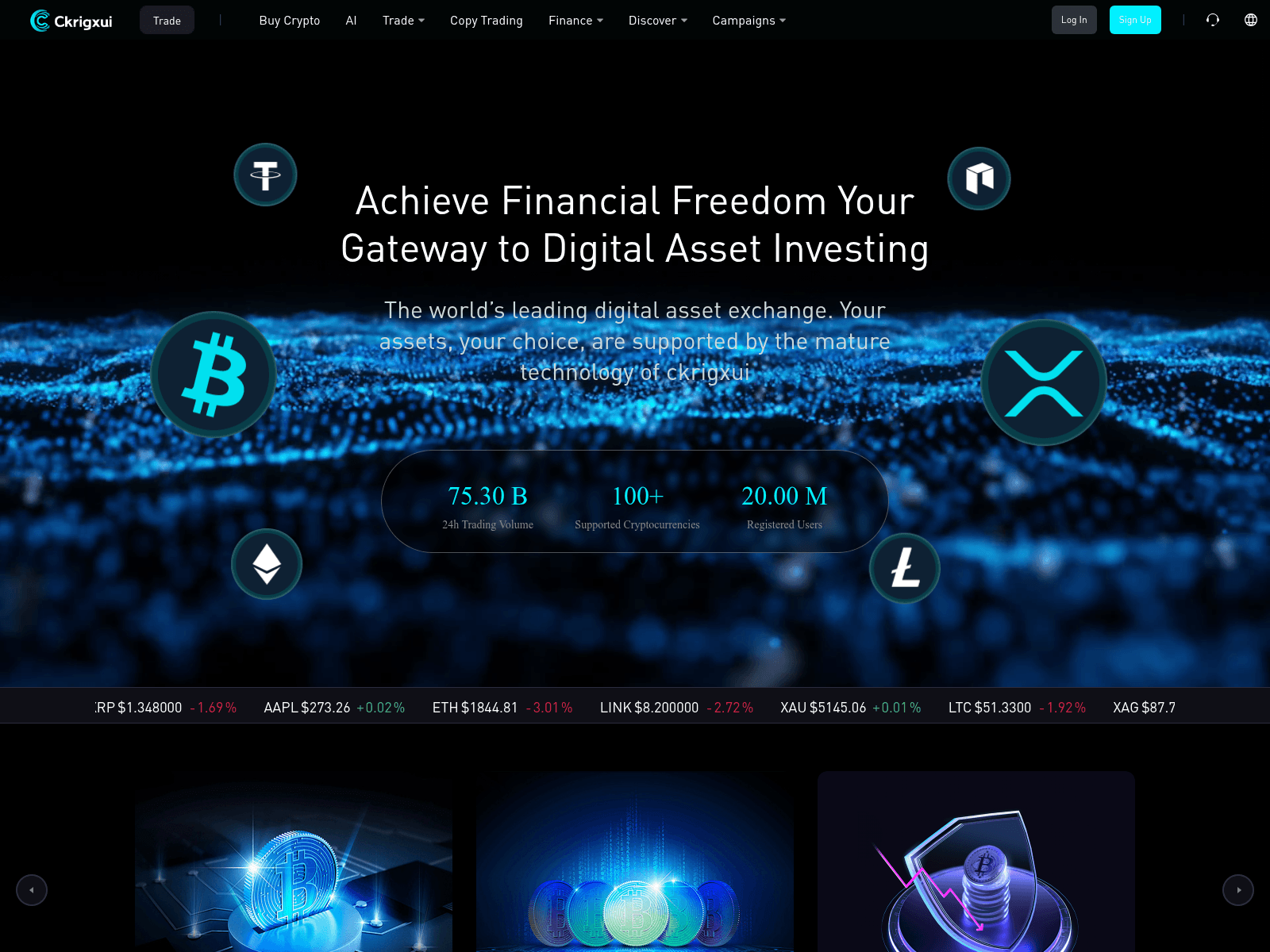 Screenshot of ckrigxui.com