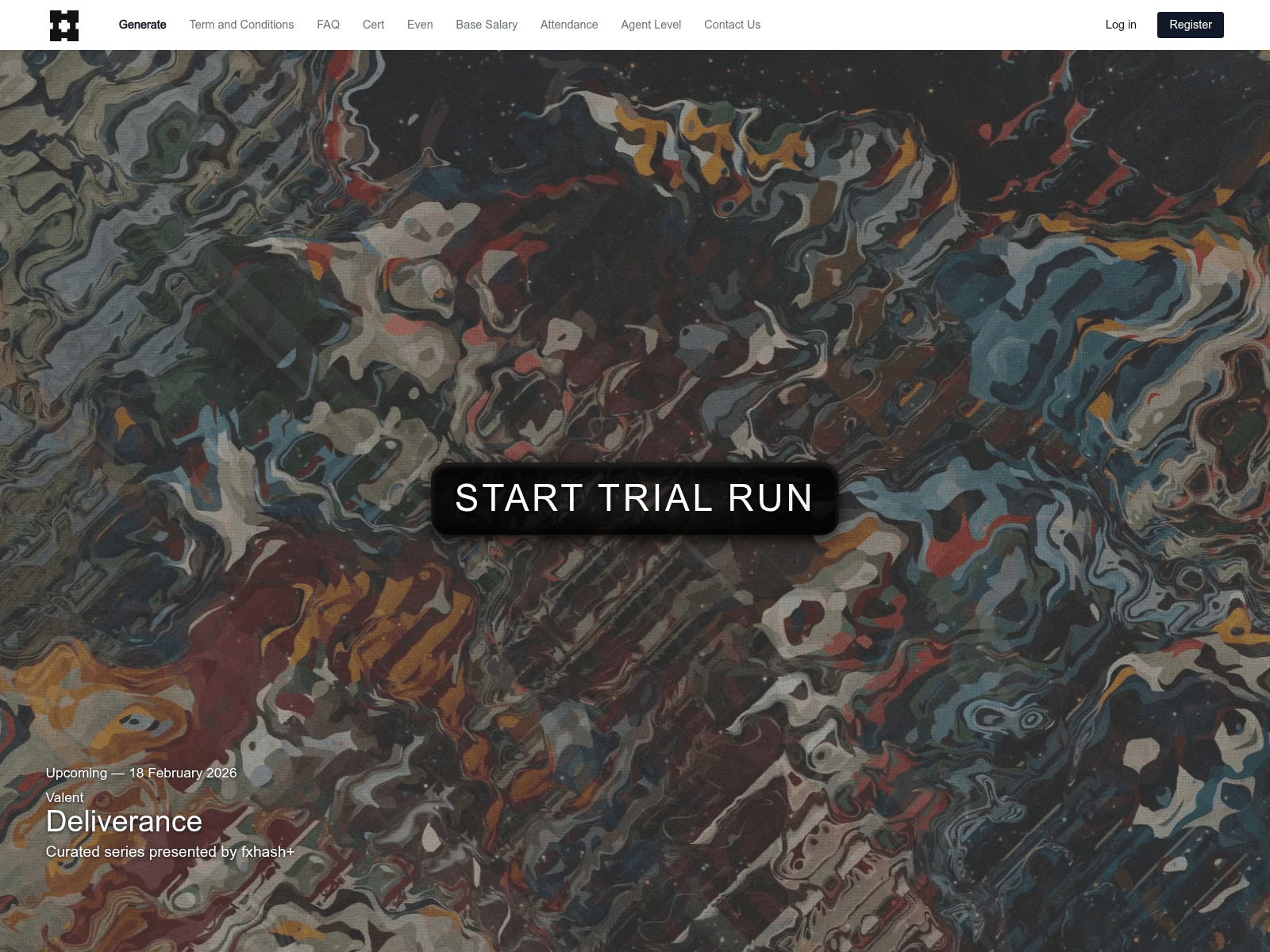 Screenshot of fxhash.my