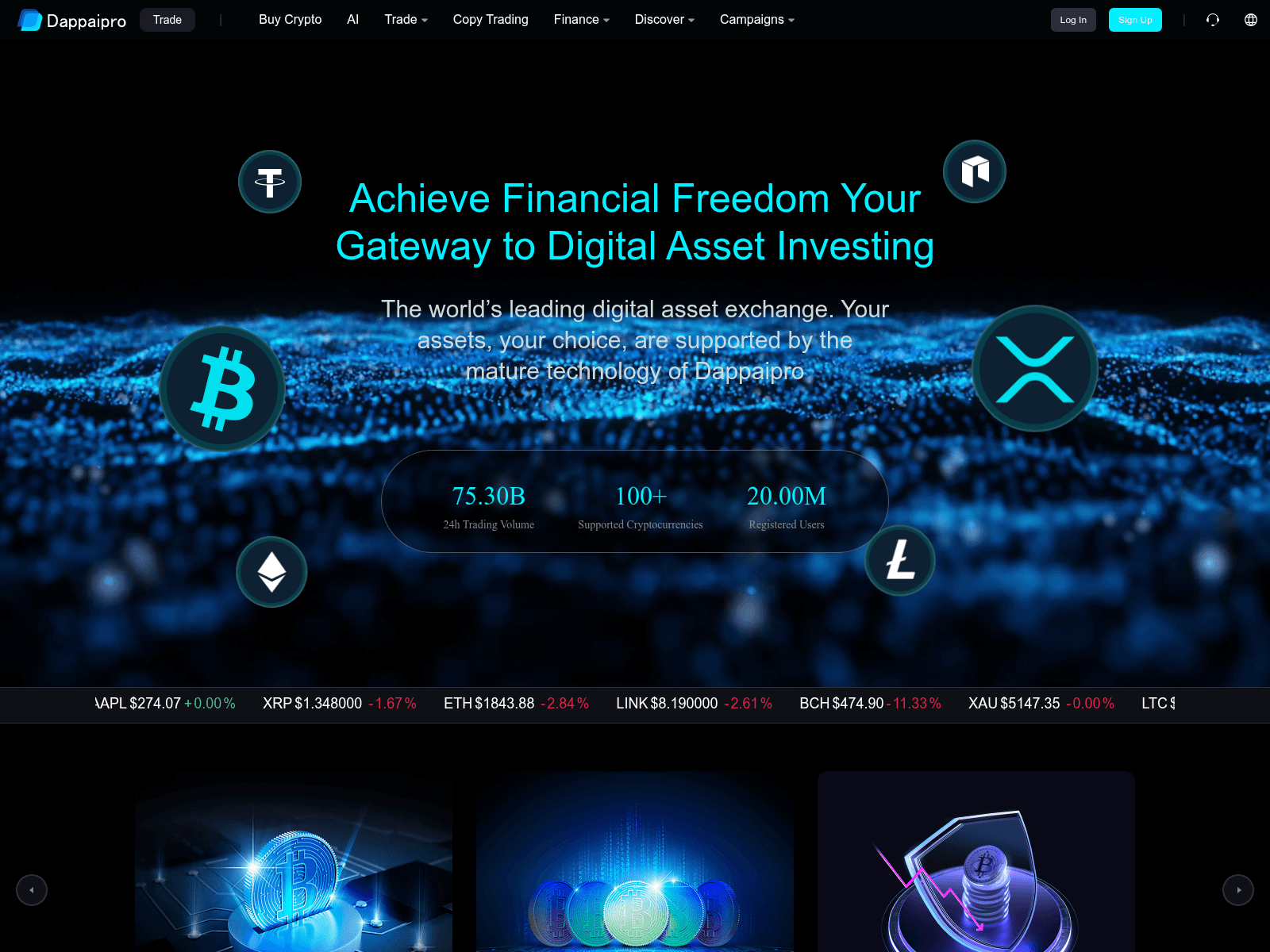 Screenshot of dappaipro.com