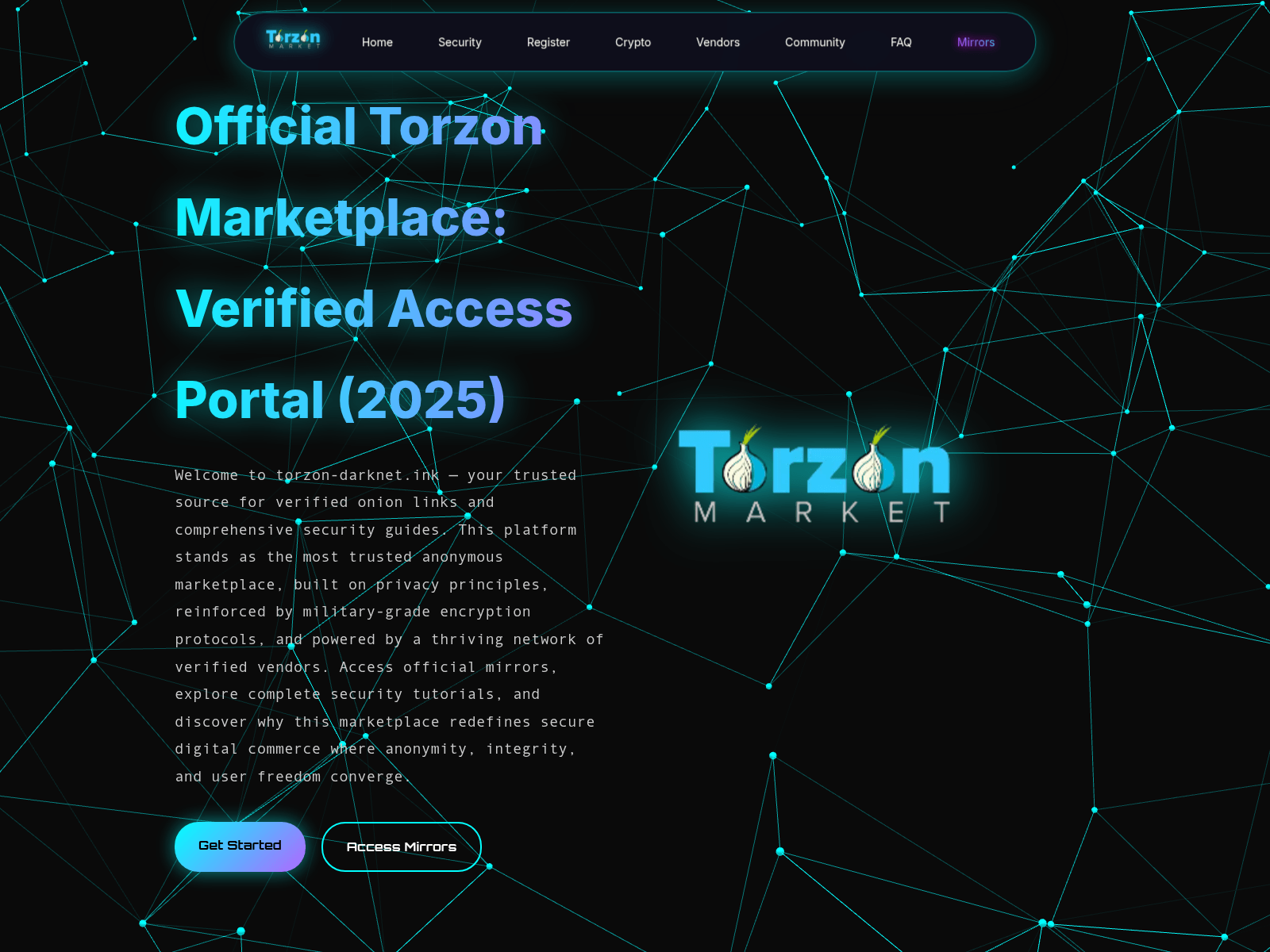 Screenshot of torzon-darknet.ink