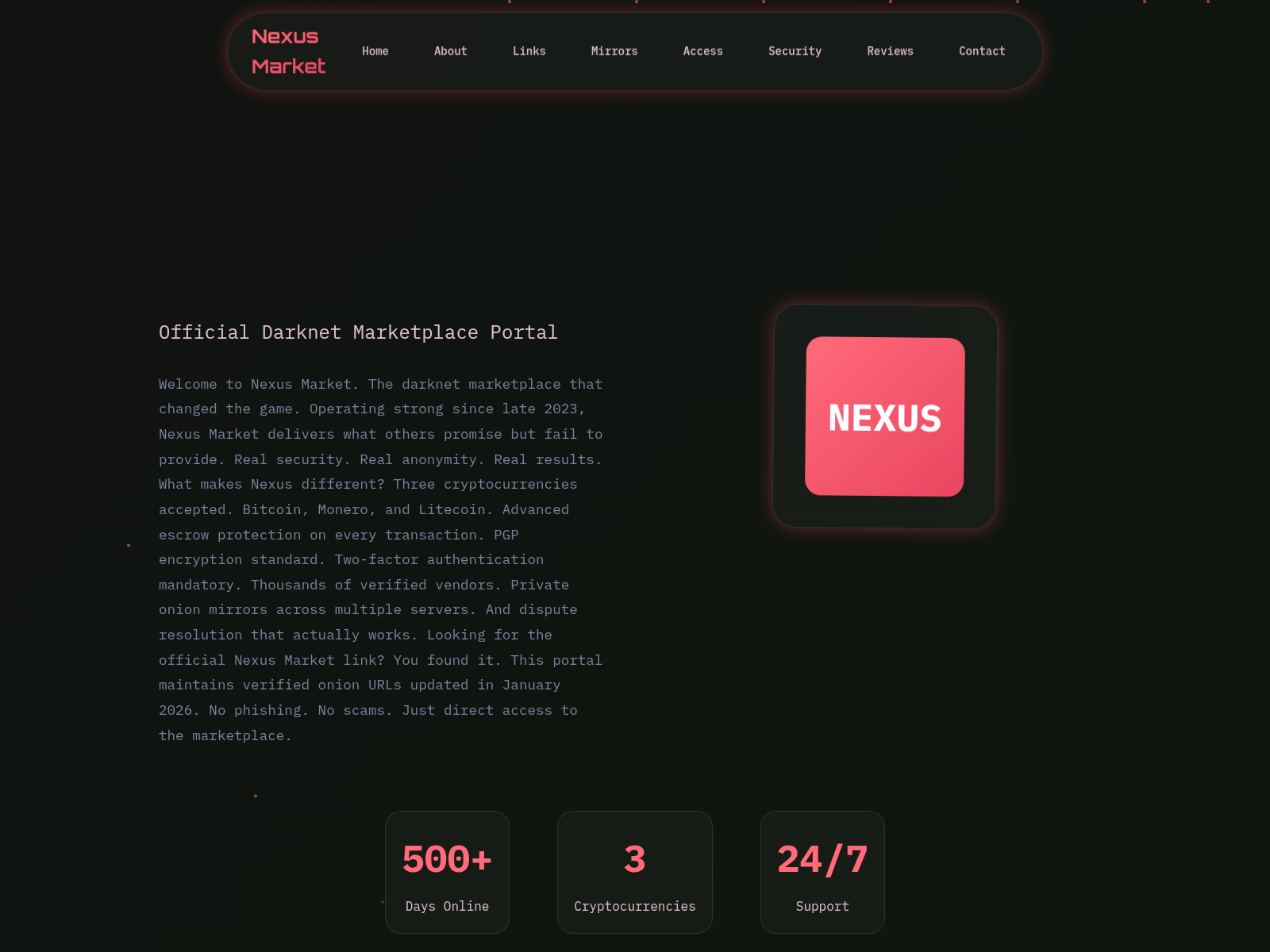 Screenshot of nexusportal.vip