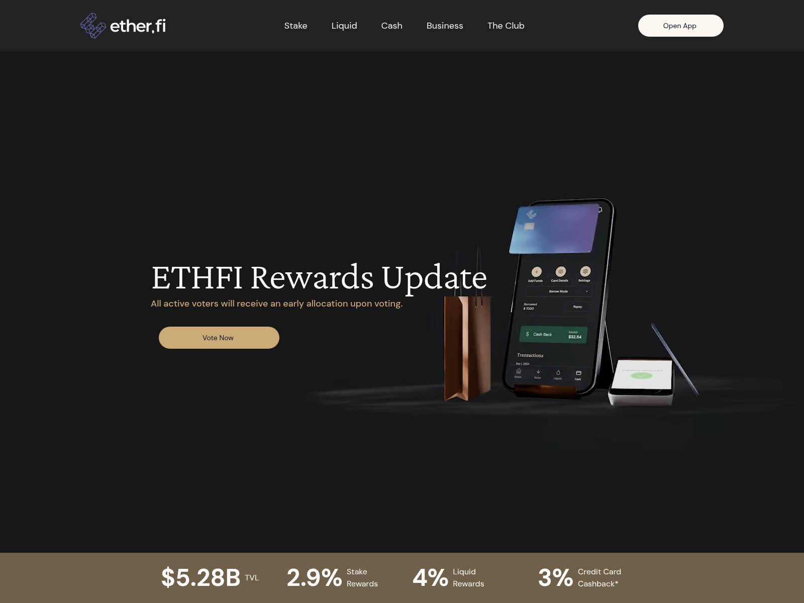 Screenshot of votes-etherfi.xyz