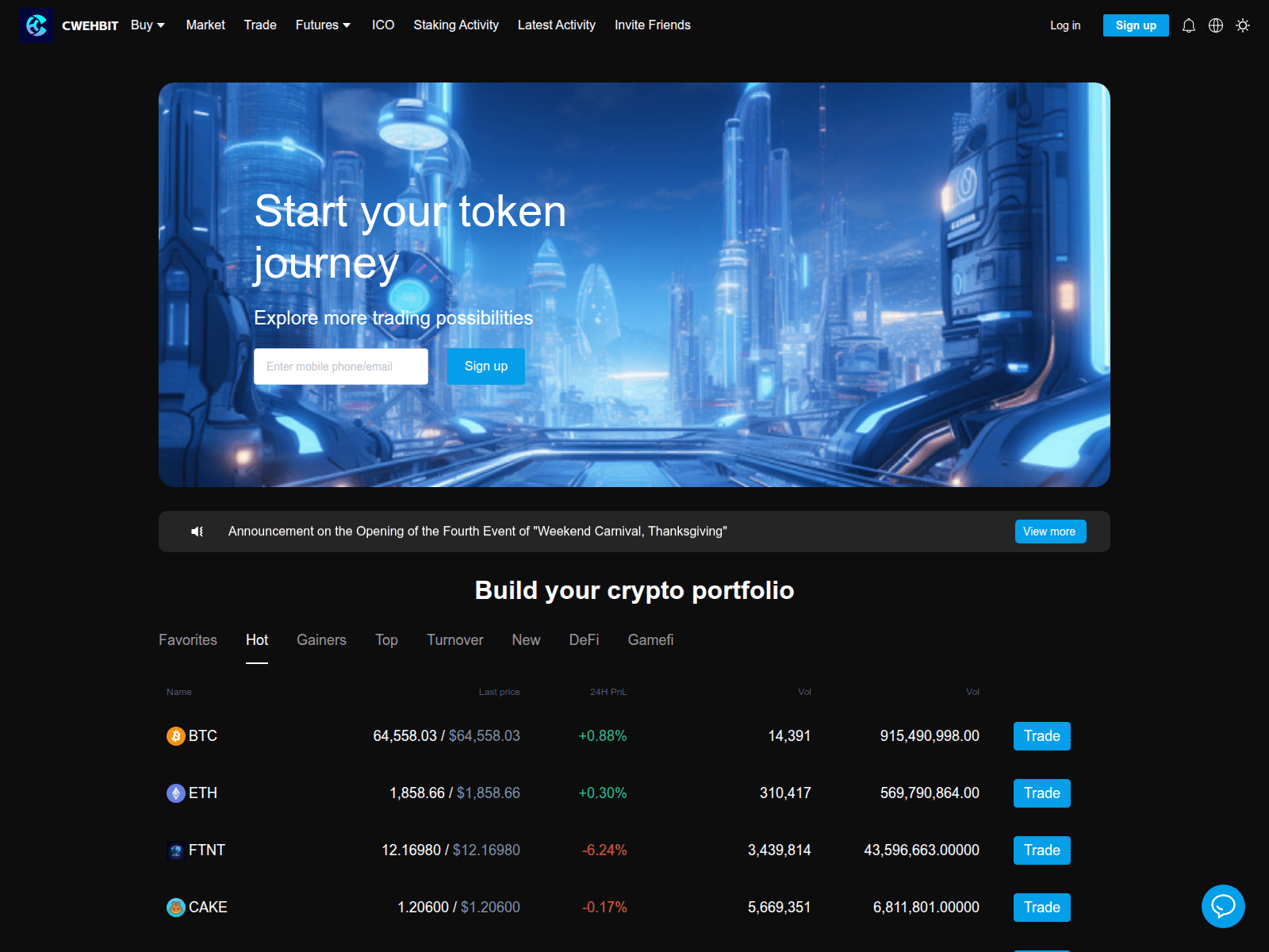 Screenshot of cwehbit.com