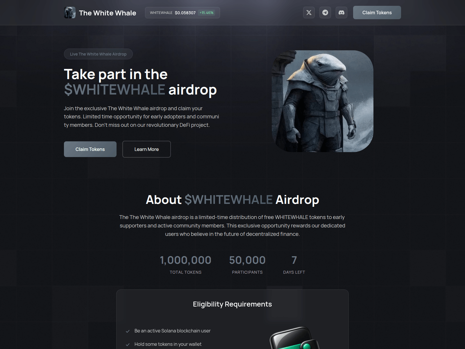 Screenshot of register-whitewhalememe.fun