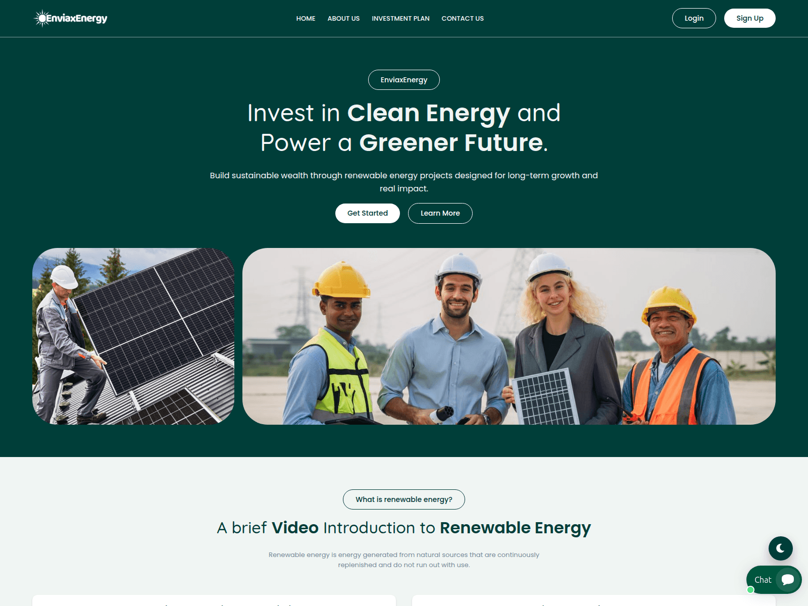 Screenshot of enviaxenergyltd.org