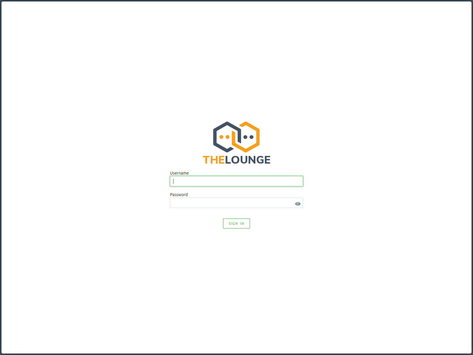 Screenshot of thelounge.happykraken.xyz