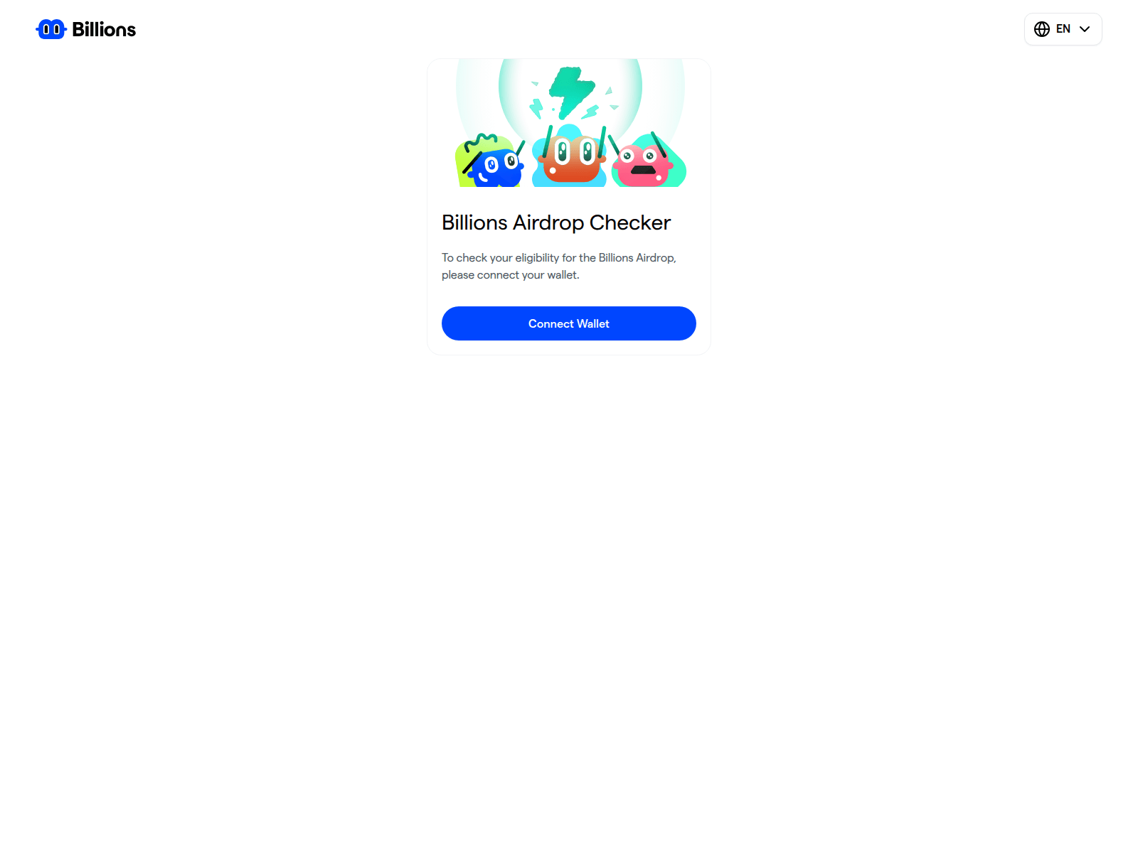 Screenshot of checker-billions.network