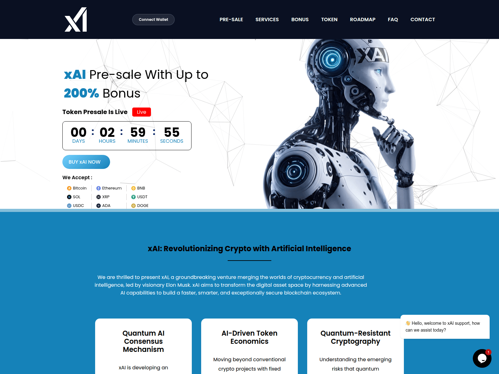 Screenshot of myxaiwallet.org