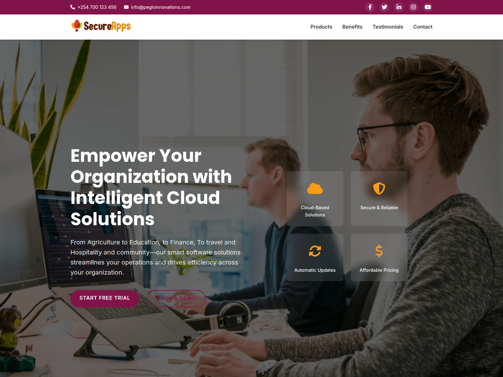Screenshot of secureapp.online