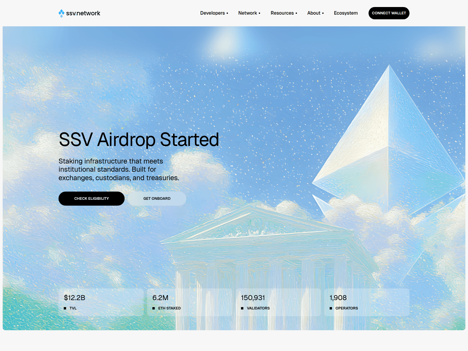 Screenshot of ssvdao.xyz