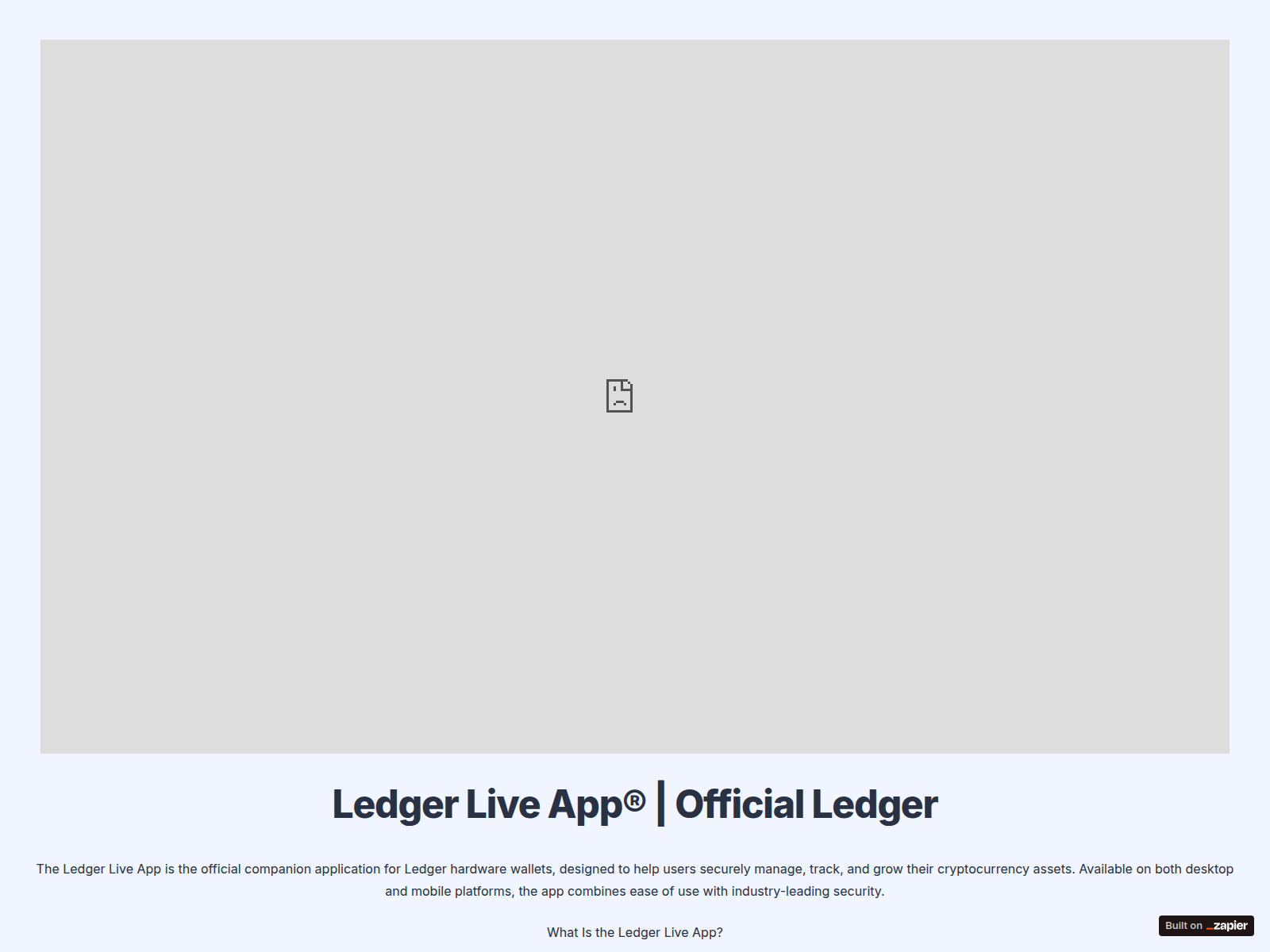 Screenshot of eng-ldgrlive.zapier.app