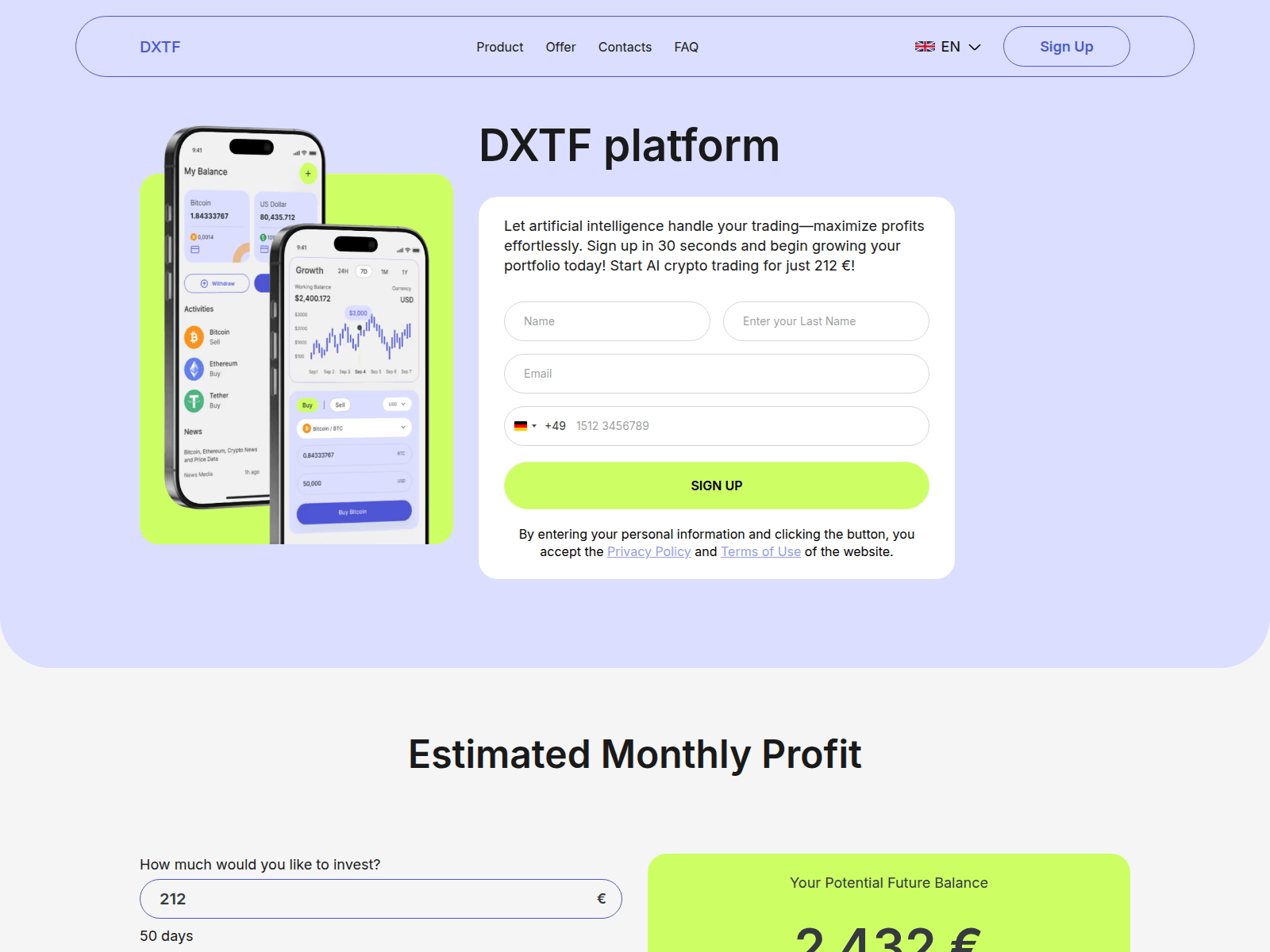 Screenshot of dxtf.net