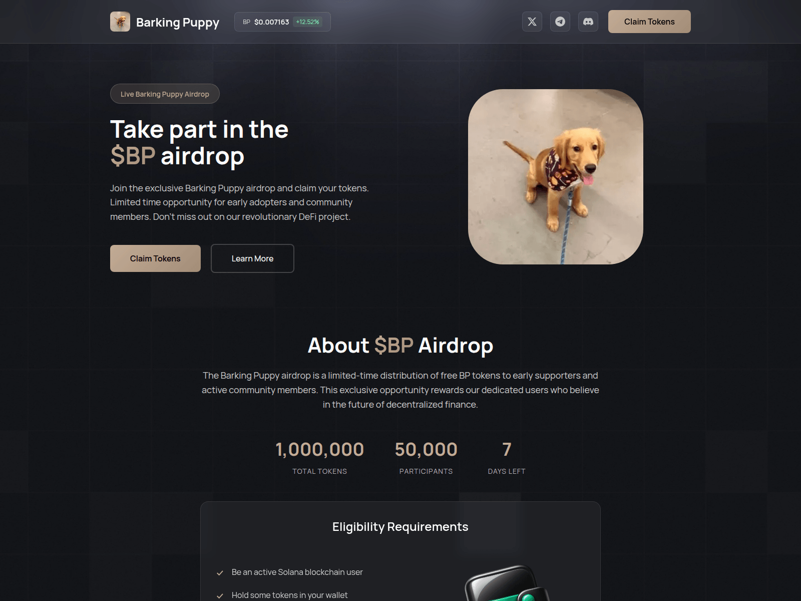 Screenshot of bp-events.fun