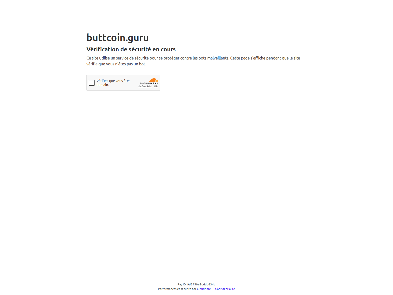 Screenshot of buttcoin.guru