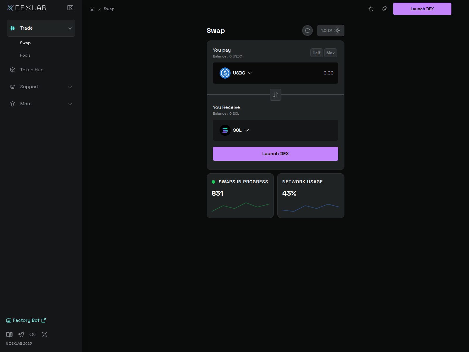 Screenshot of dexorbital.net