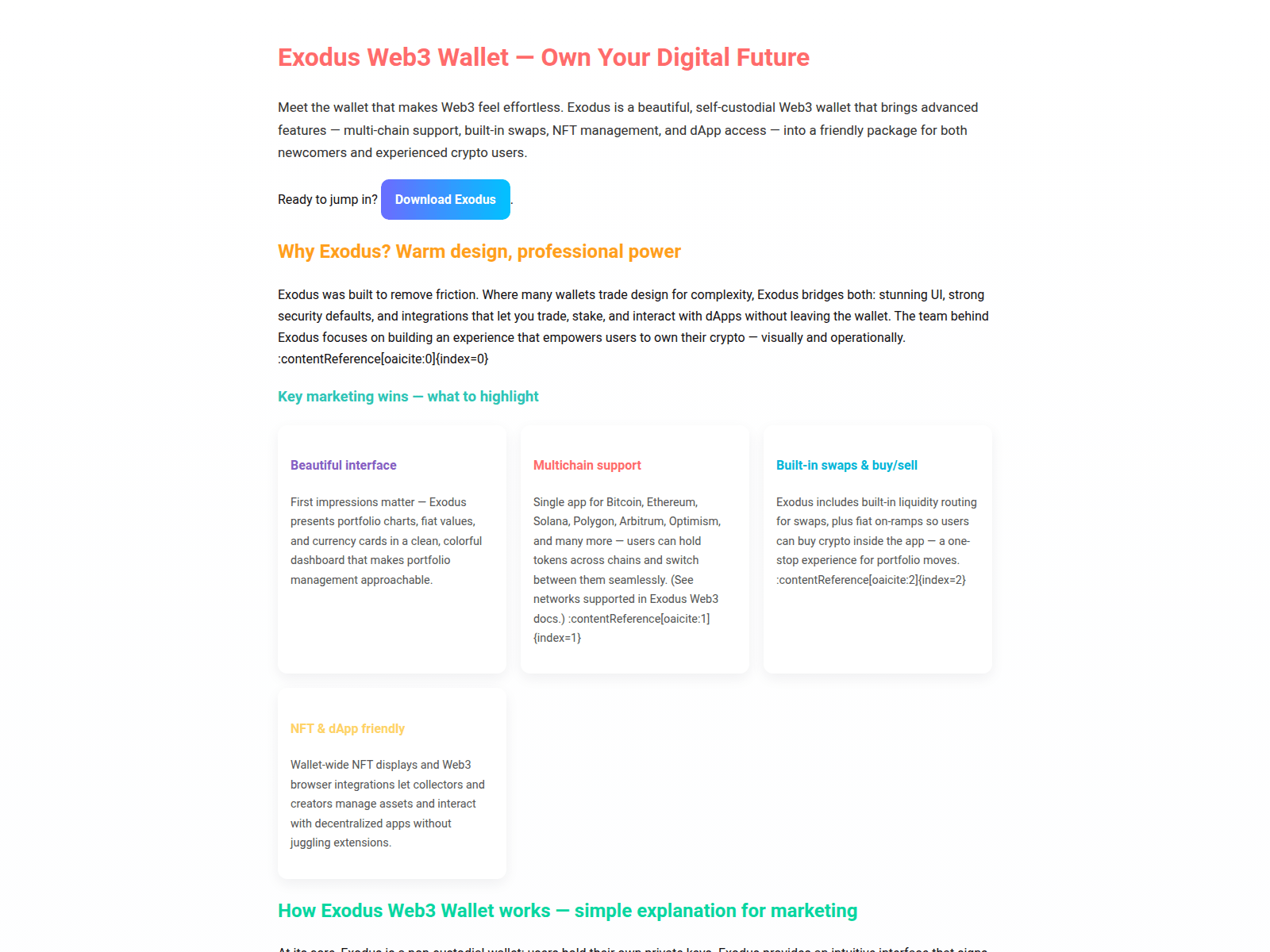 Screenshot of exodus-s-web3.pages.dev