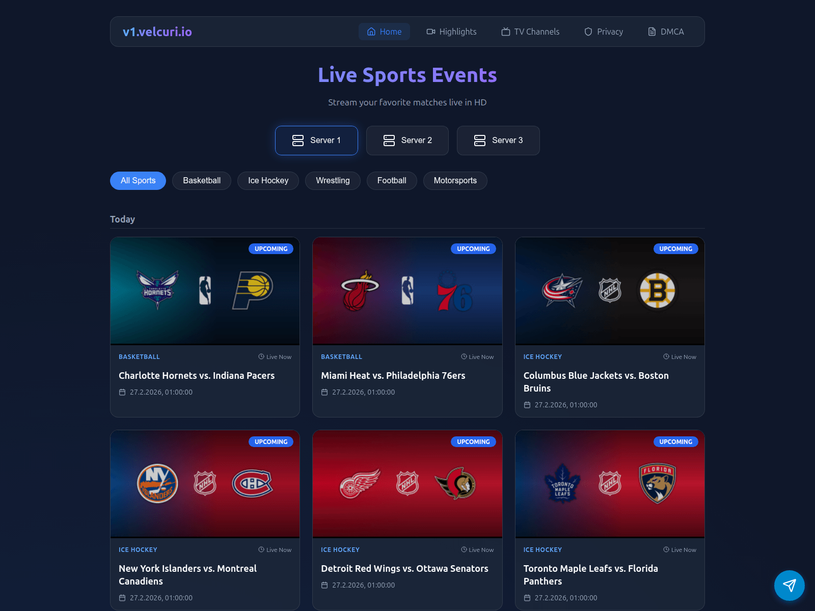 Screenshot of velcuri.io