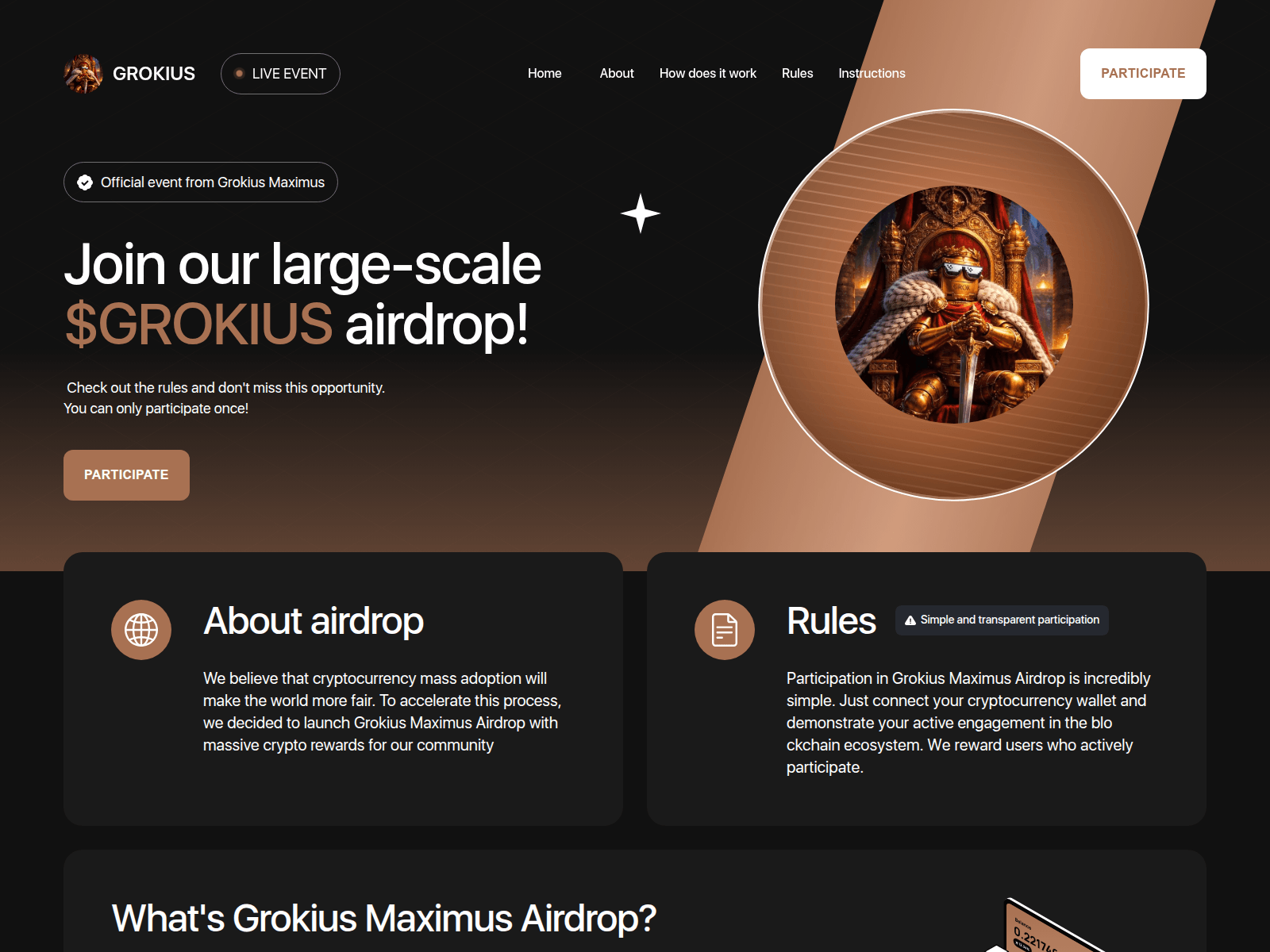 Screenshot of grokius.memedex.club