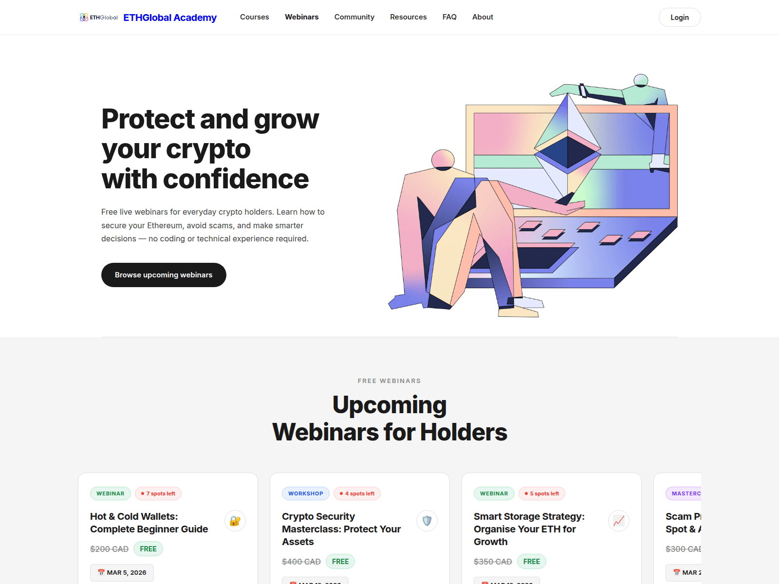 Screenshot of ethglobalweb.com