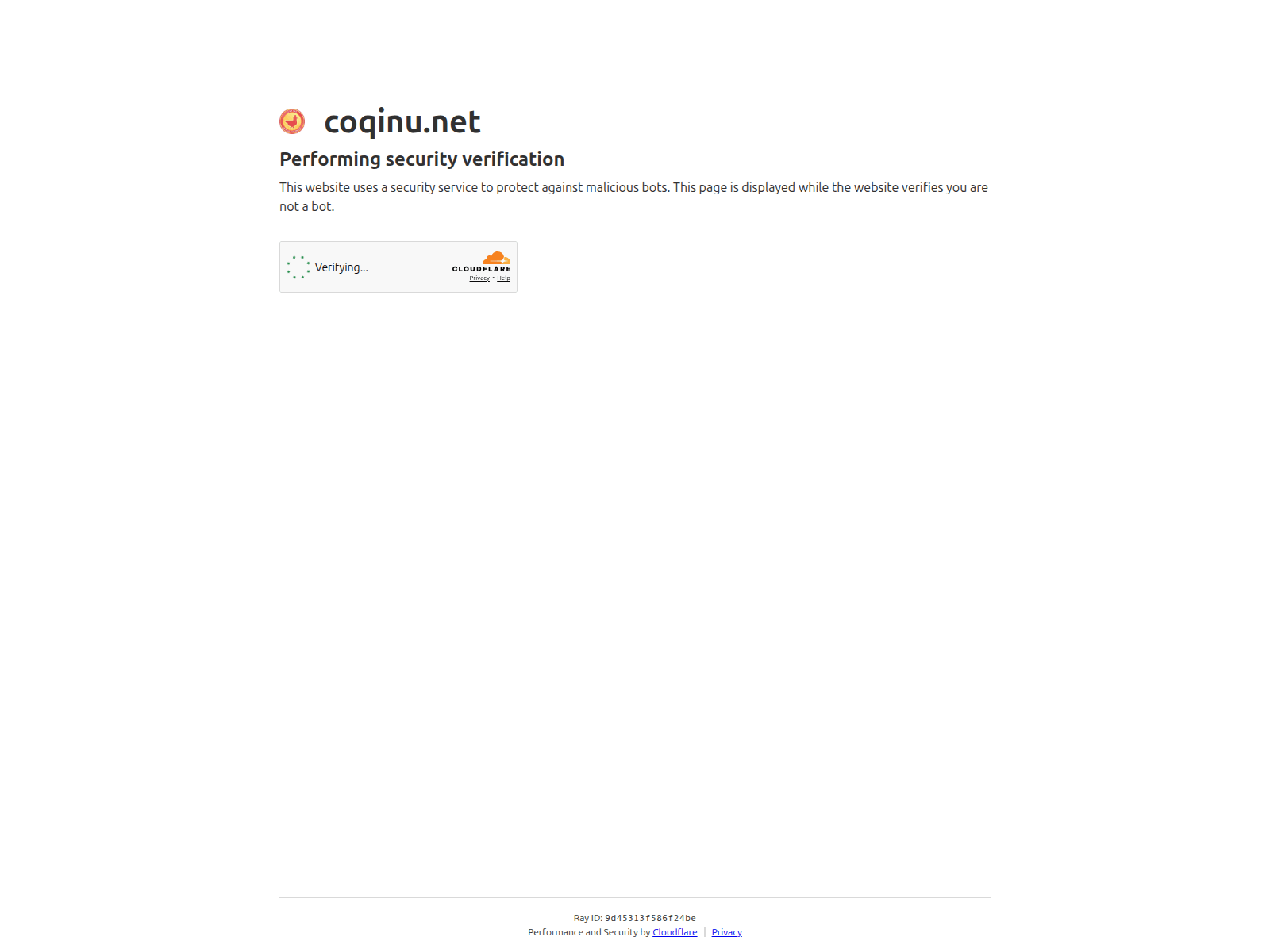 Screenshot of coqinu.net