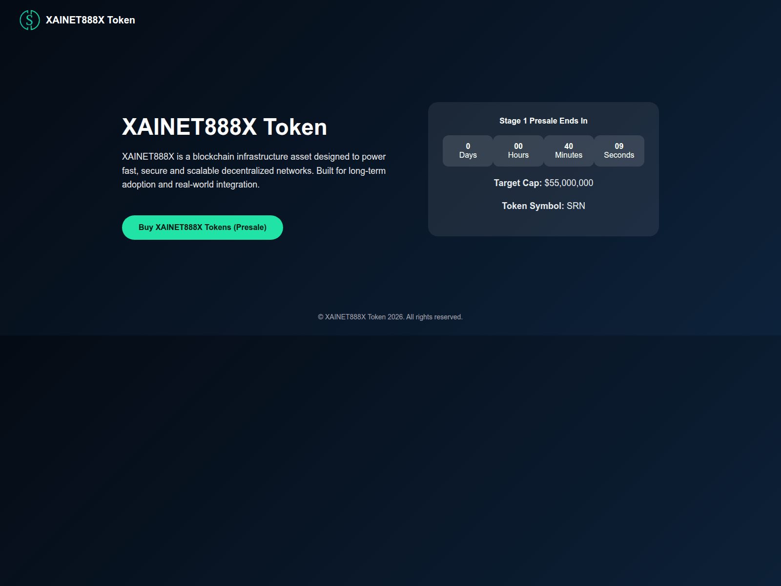 Screenshot of xainet888x.online