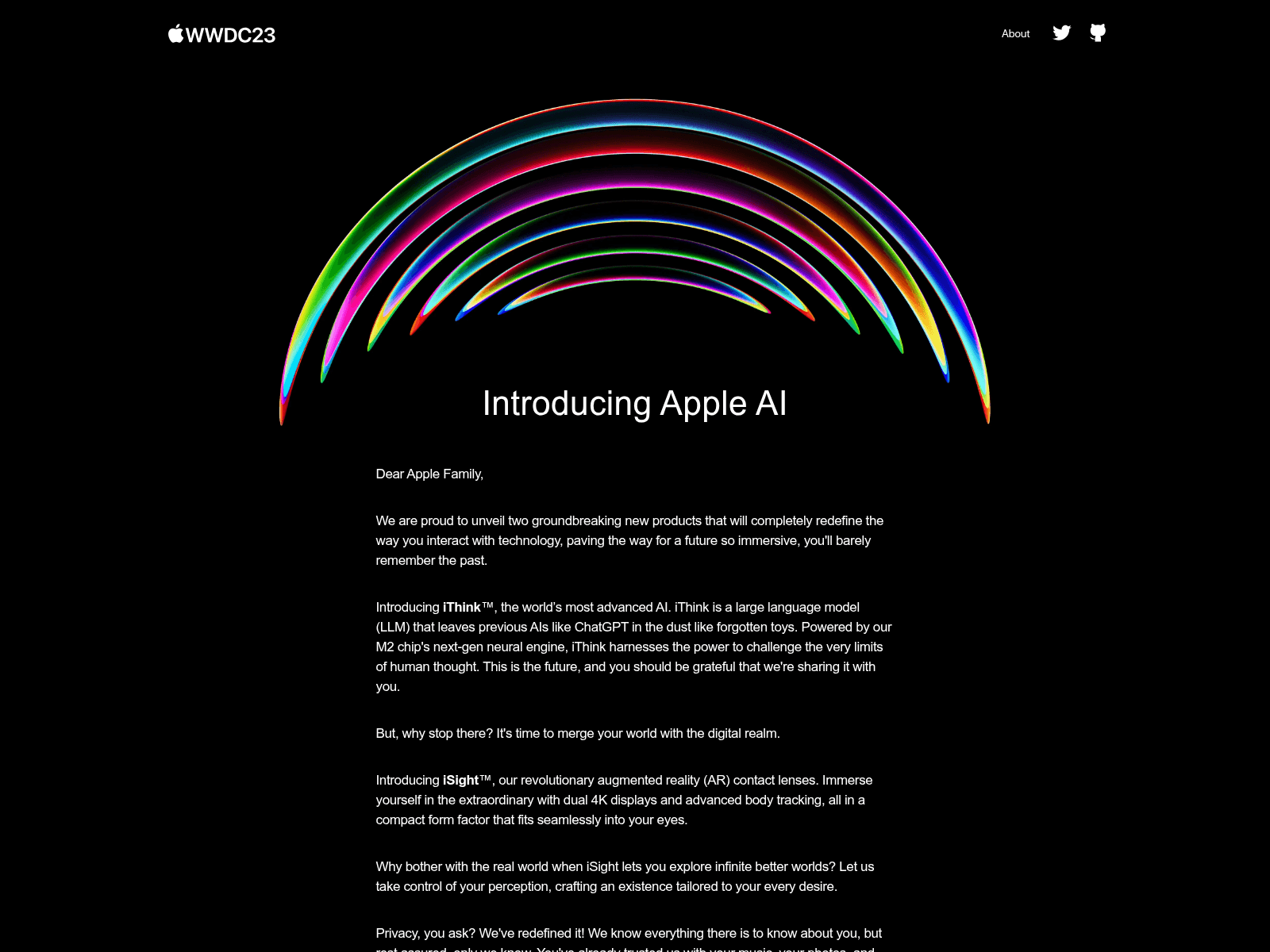Screenshot of apple-ai.vercel.app
