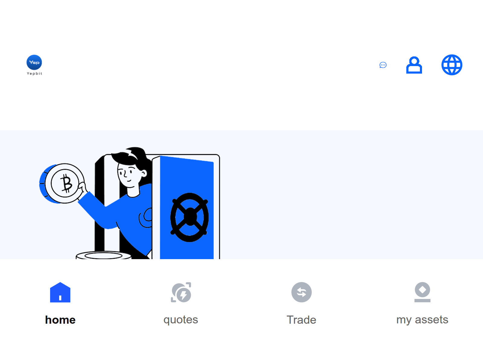 Screenshot of yepbit.net