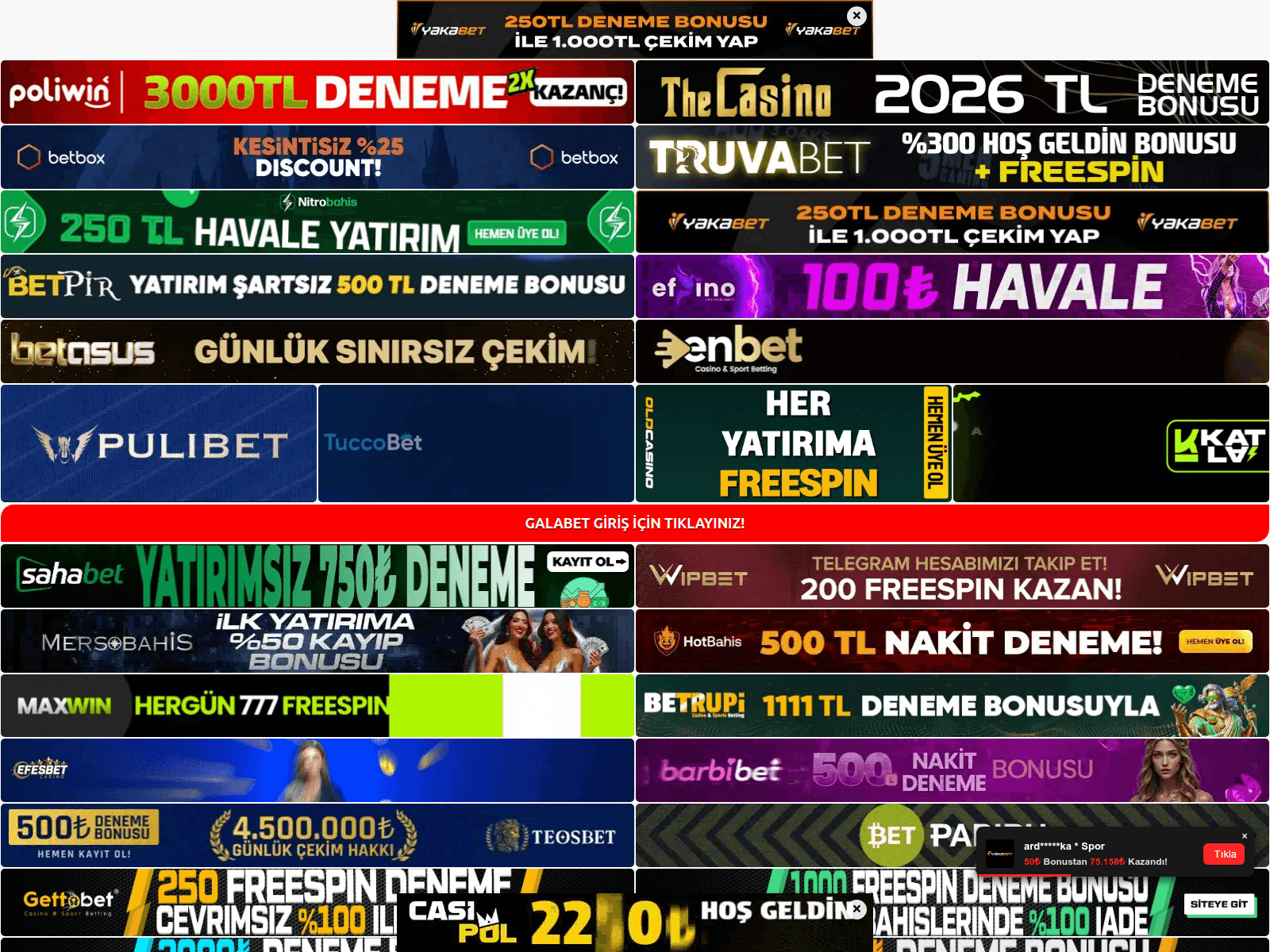 Forensic screenshot of galabetgirisadresi.com