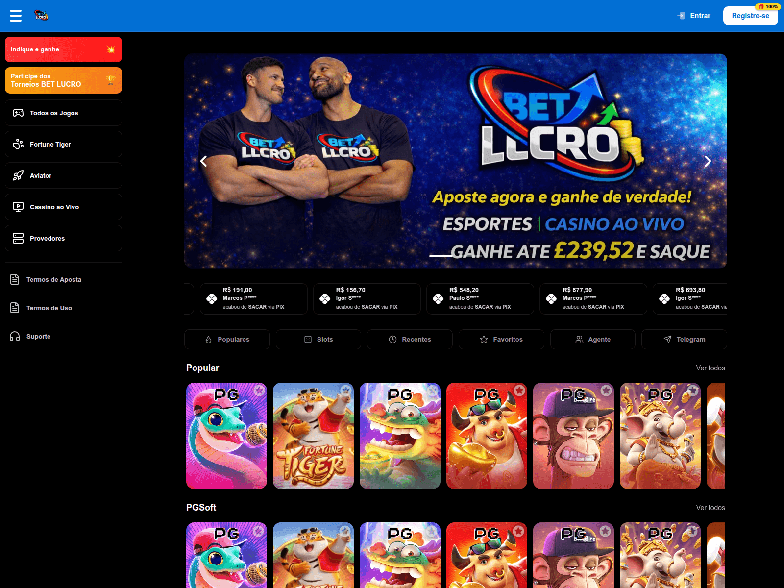 Screenshot of betlucro.fun
