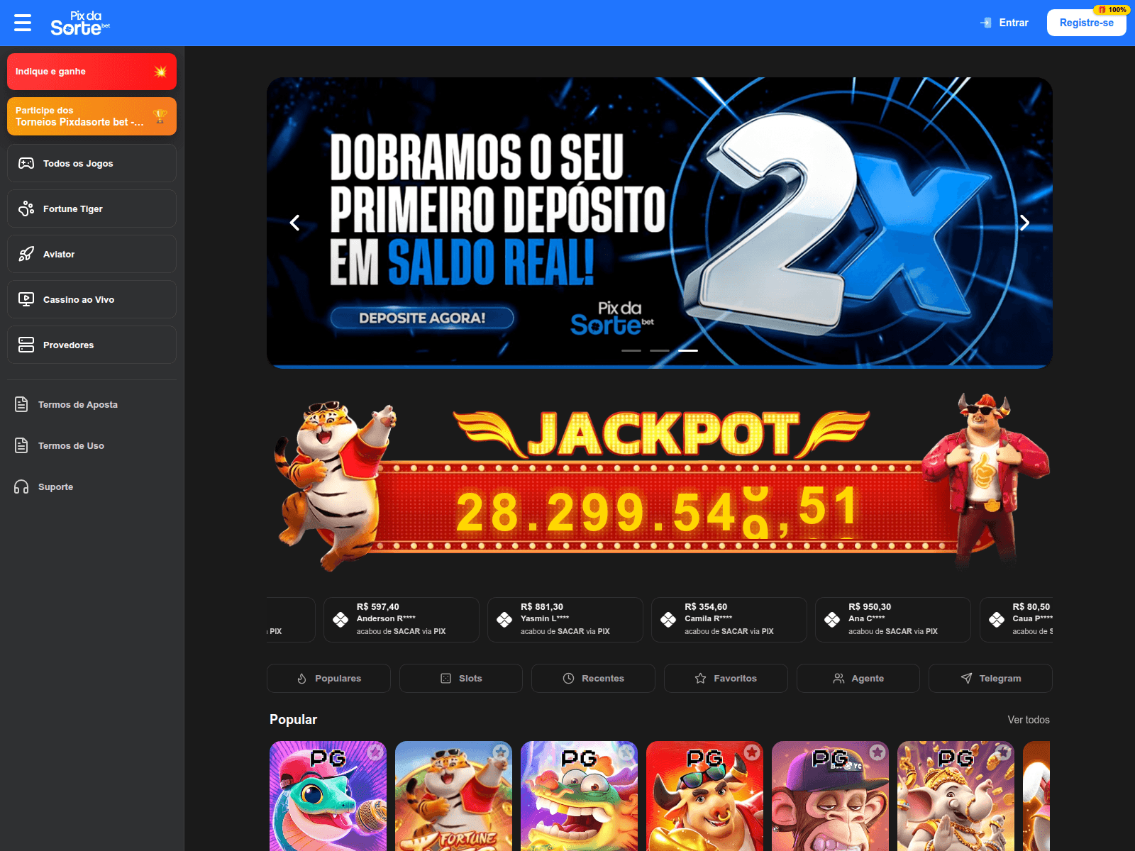 Screenshot of pixdasortebet.bet