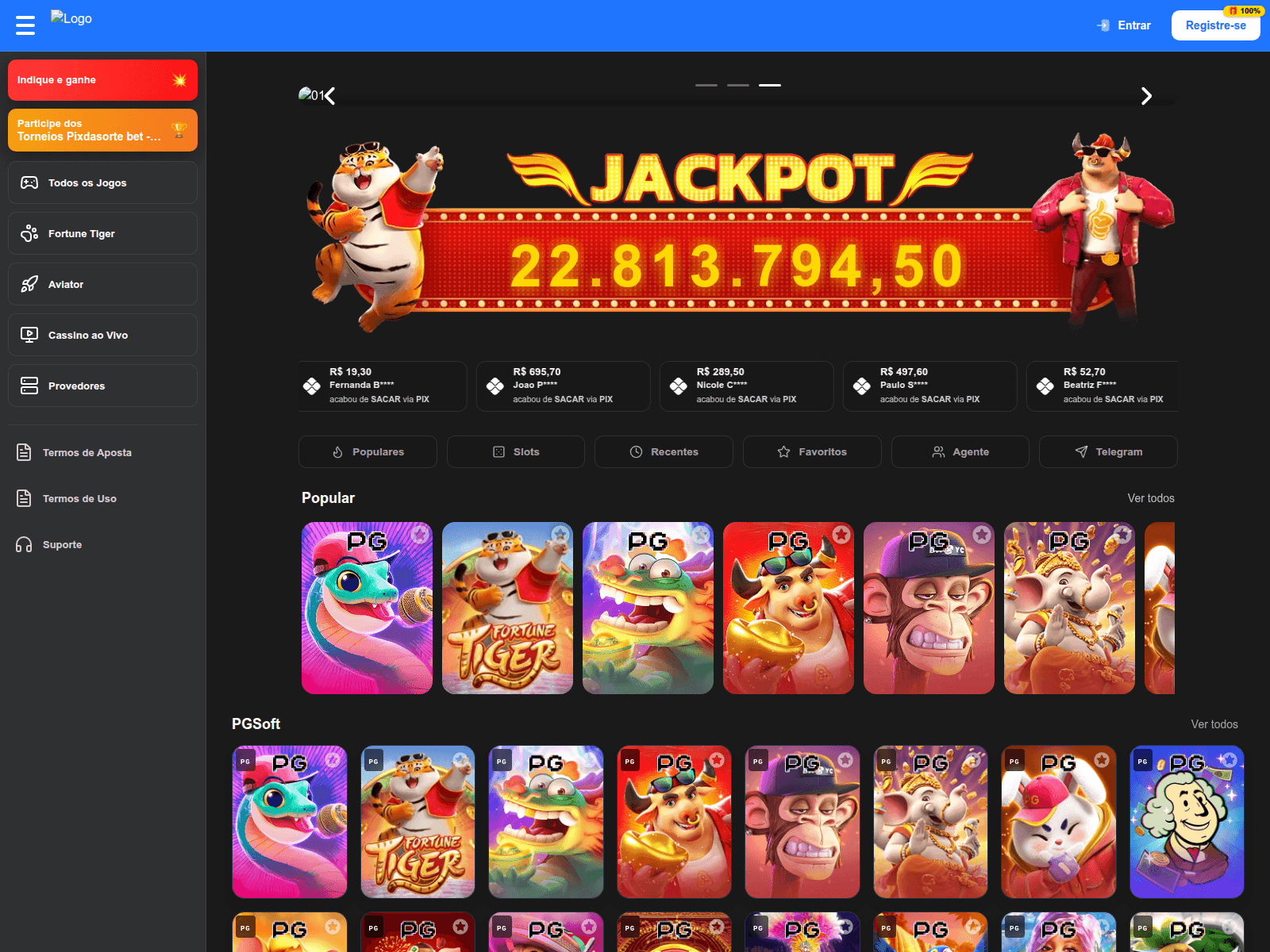 Screenshot of pixdasortefun.fun