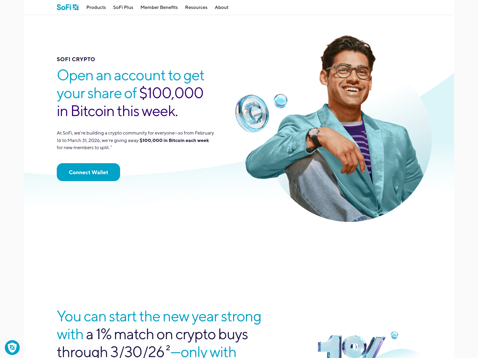 Screenshot of www.solsofi.com/crypto