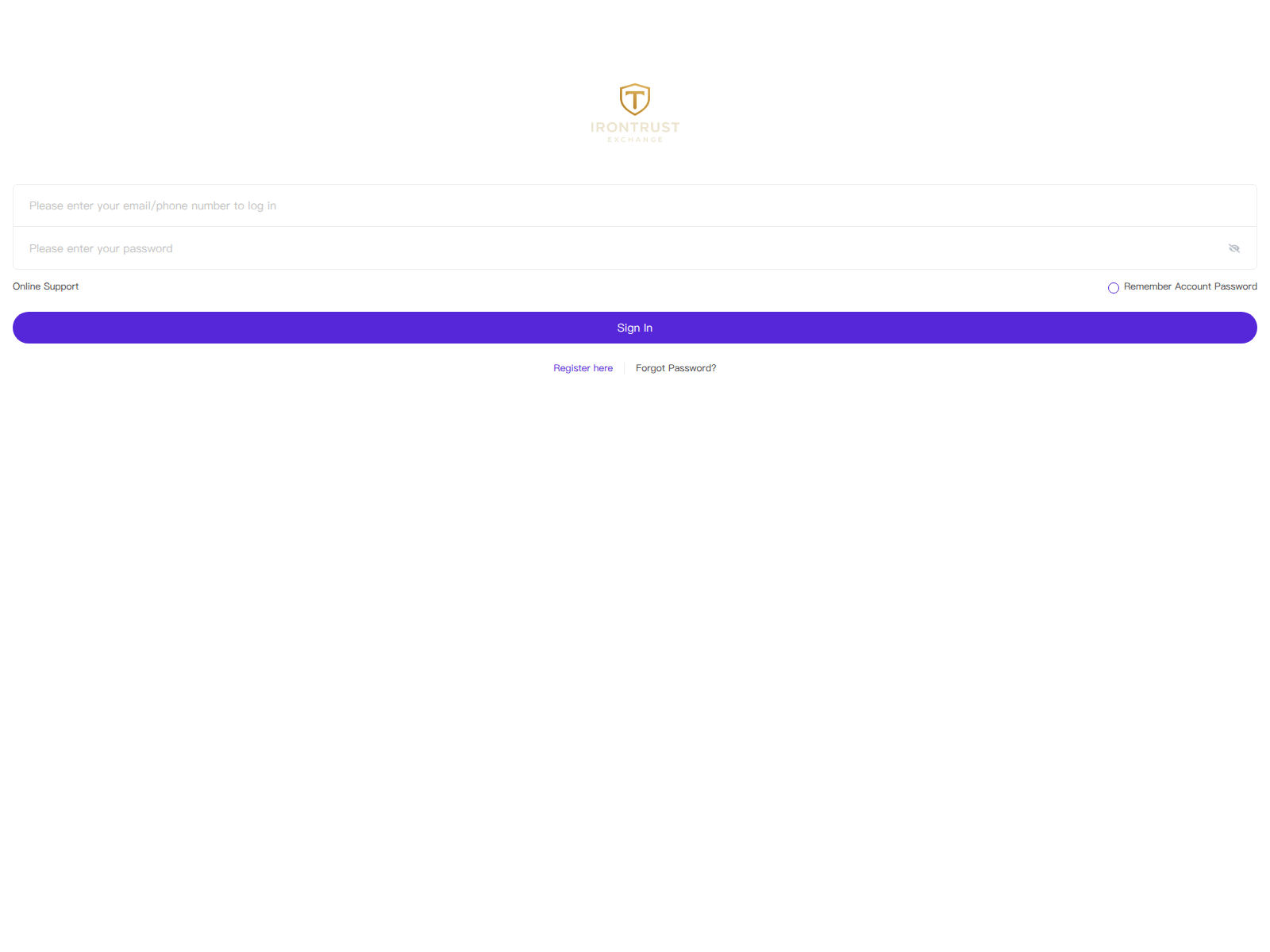 Screenshot of h5.irontrust-exchange.icu