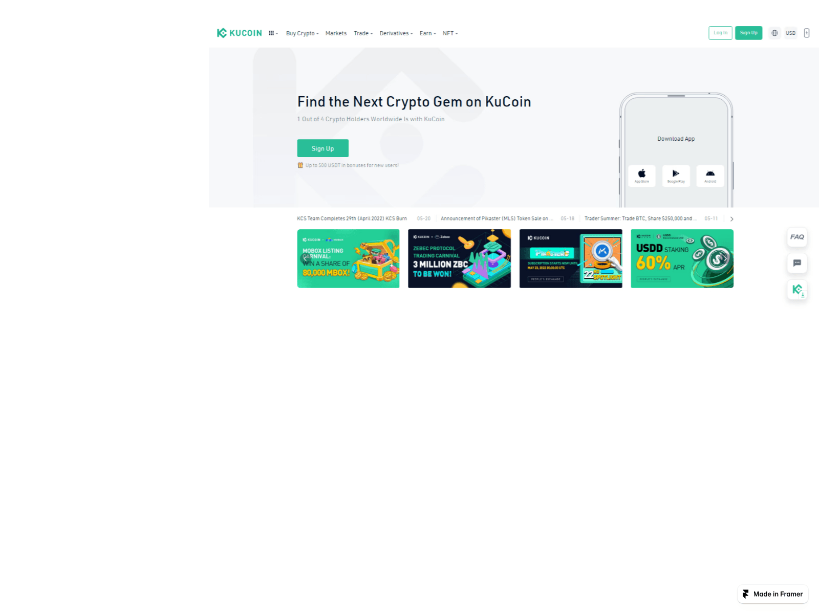 Screenshot of info-kucoin-cd.framer.ai