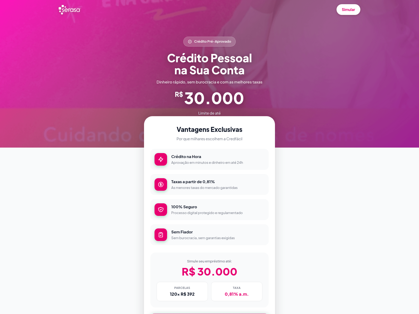 Screenshot of creditoparatodos.shop
