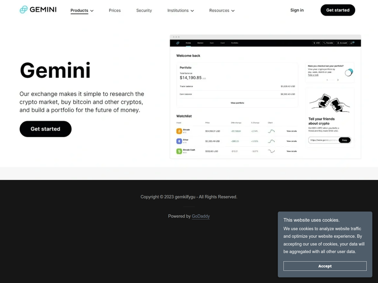 Screenshot of gemkilfygu.godaddysites.com