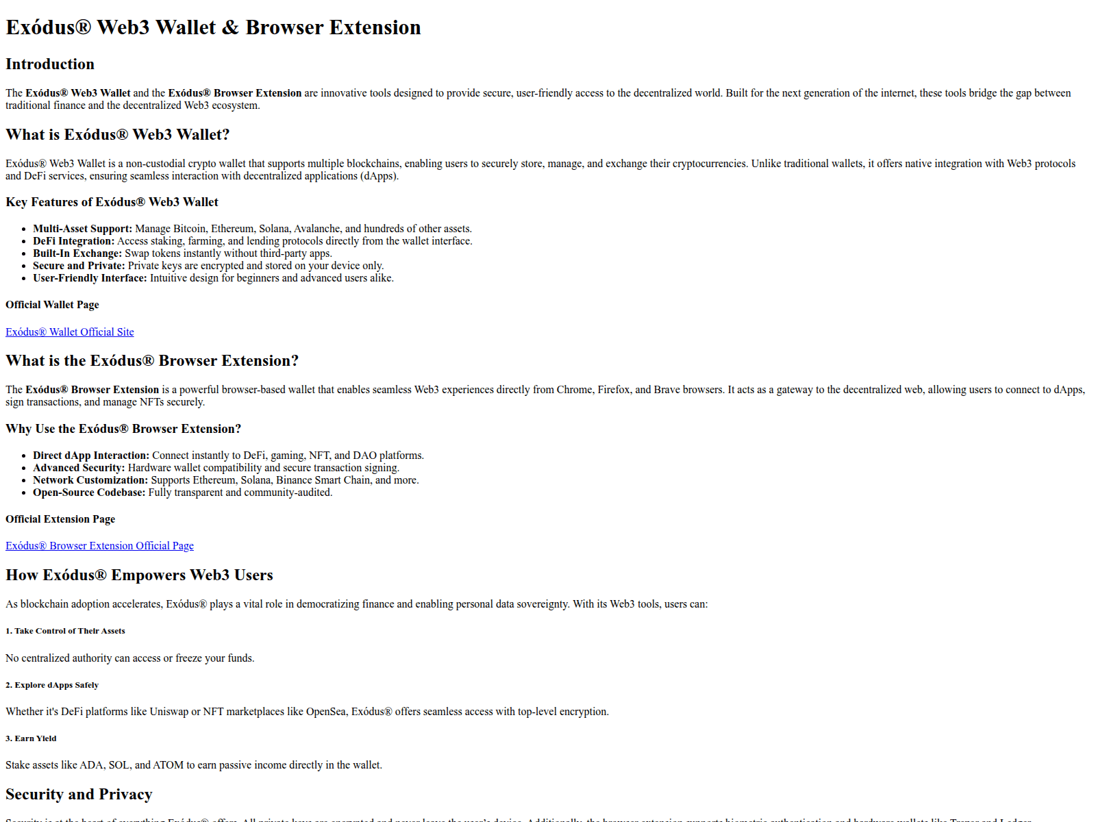 Screenshot of doc-exodus-web3-en-us.pages.dev