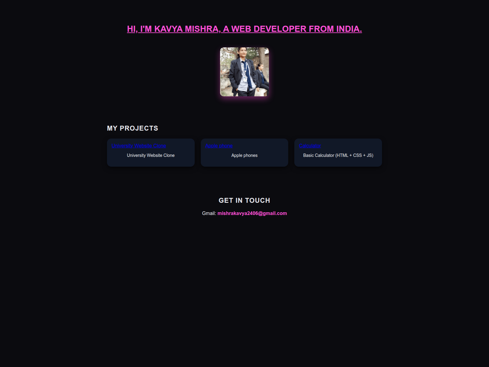 Screenshot of vsicskavyamishra24-byte.github.io