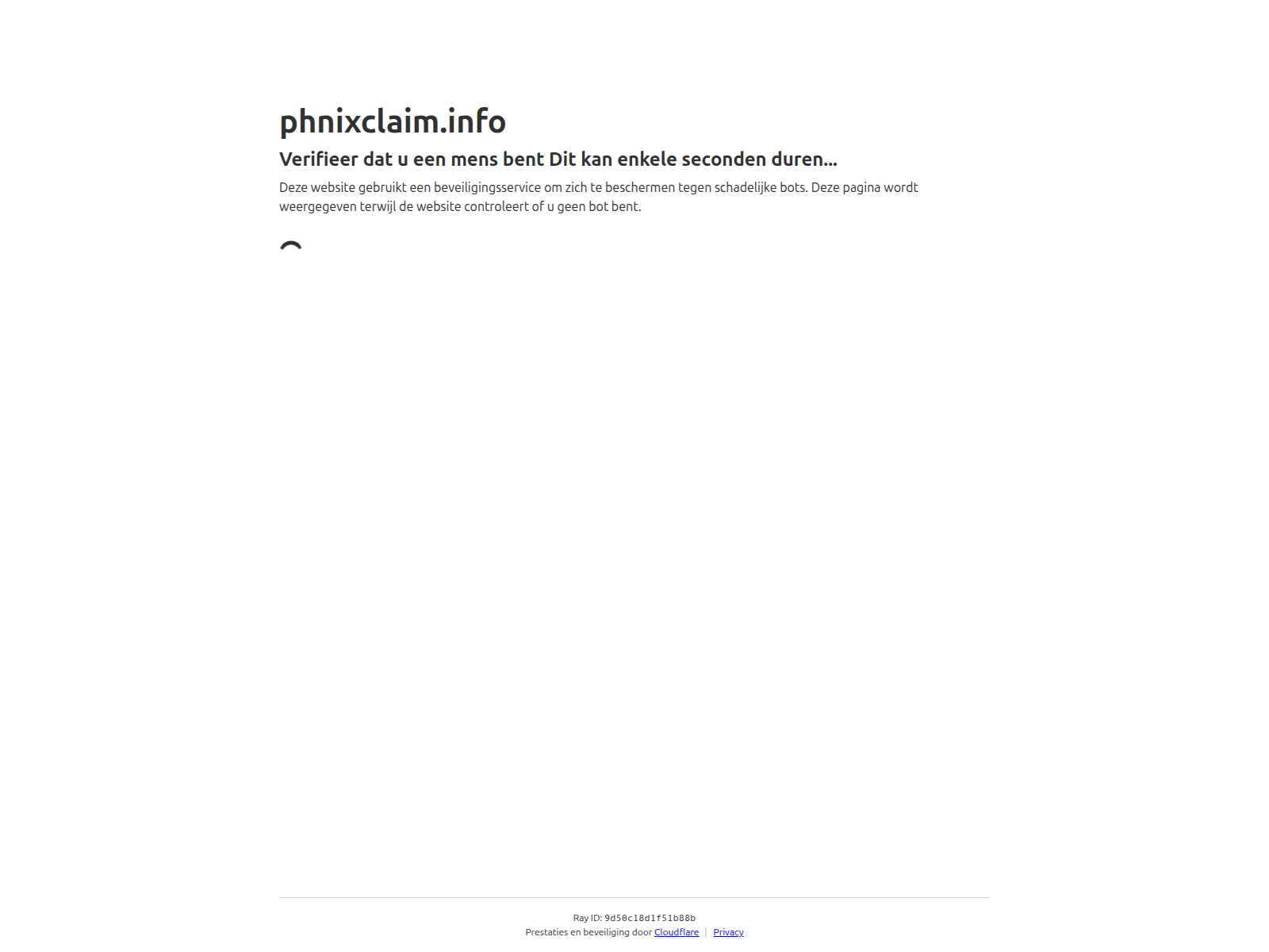 Screenshot of phnixclaim.info