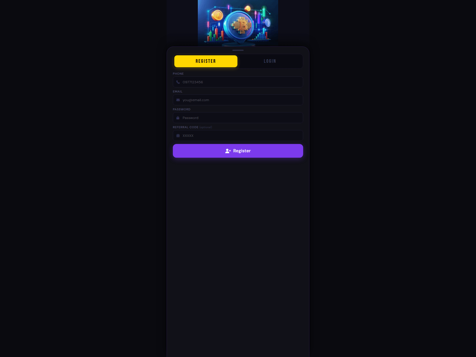 Screenshot of blockchaintradespay.org