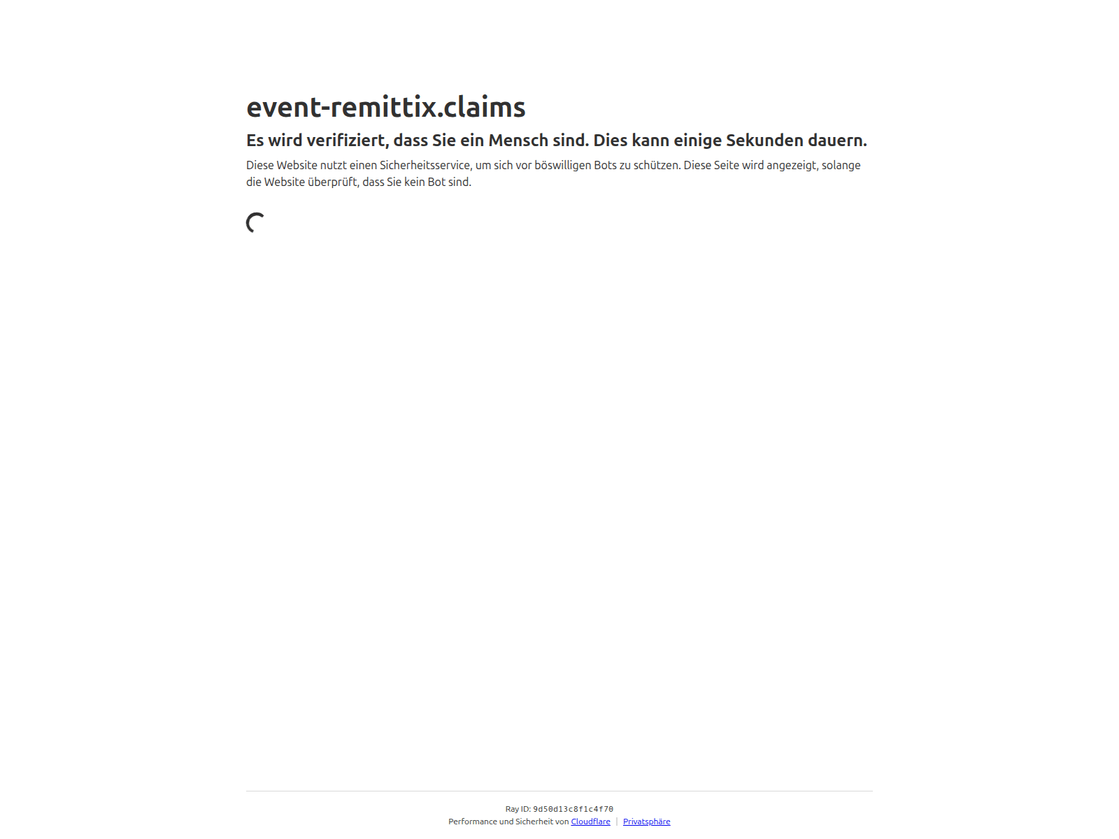 Screenshot of event-remittix.claims