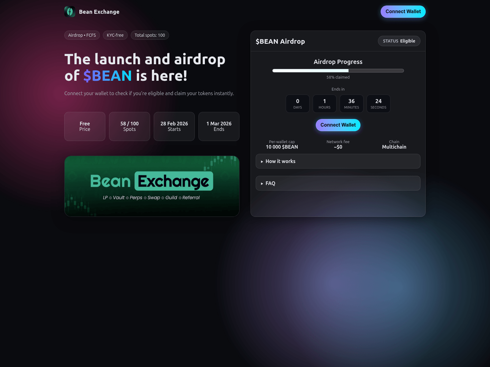 Screenshot of beanexchange.app