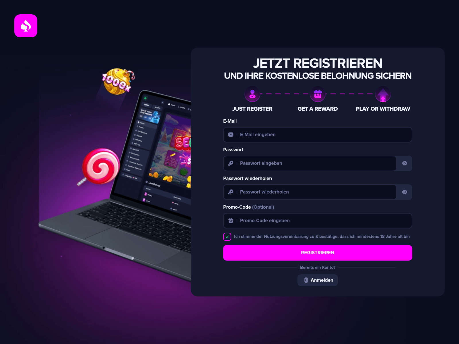 Screenshot of betzi-game.com