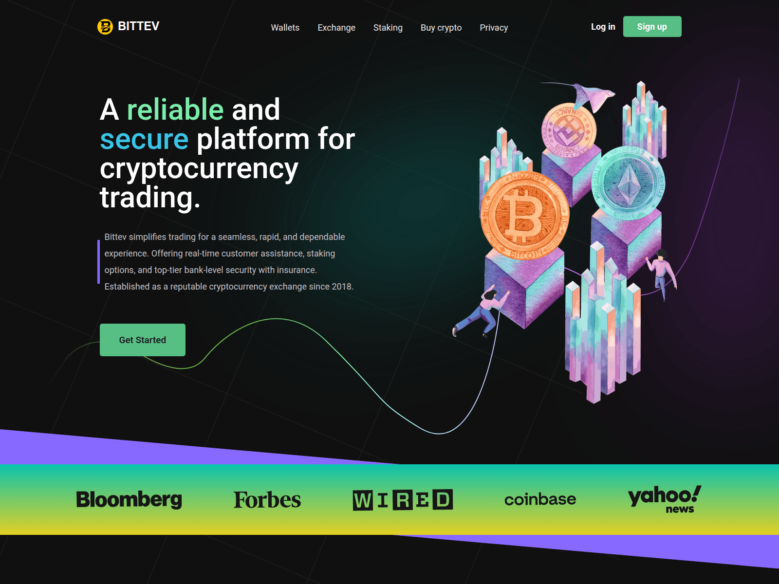 Screenshot of bittev.com