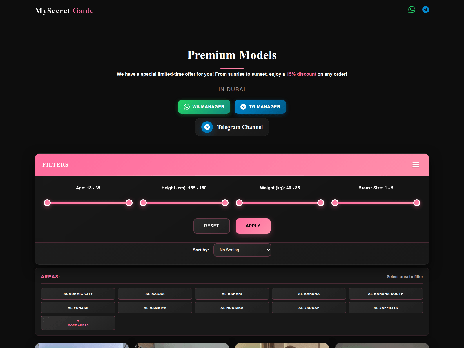 Screenshot of mysecret-garden.com