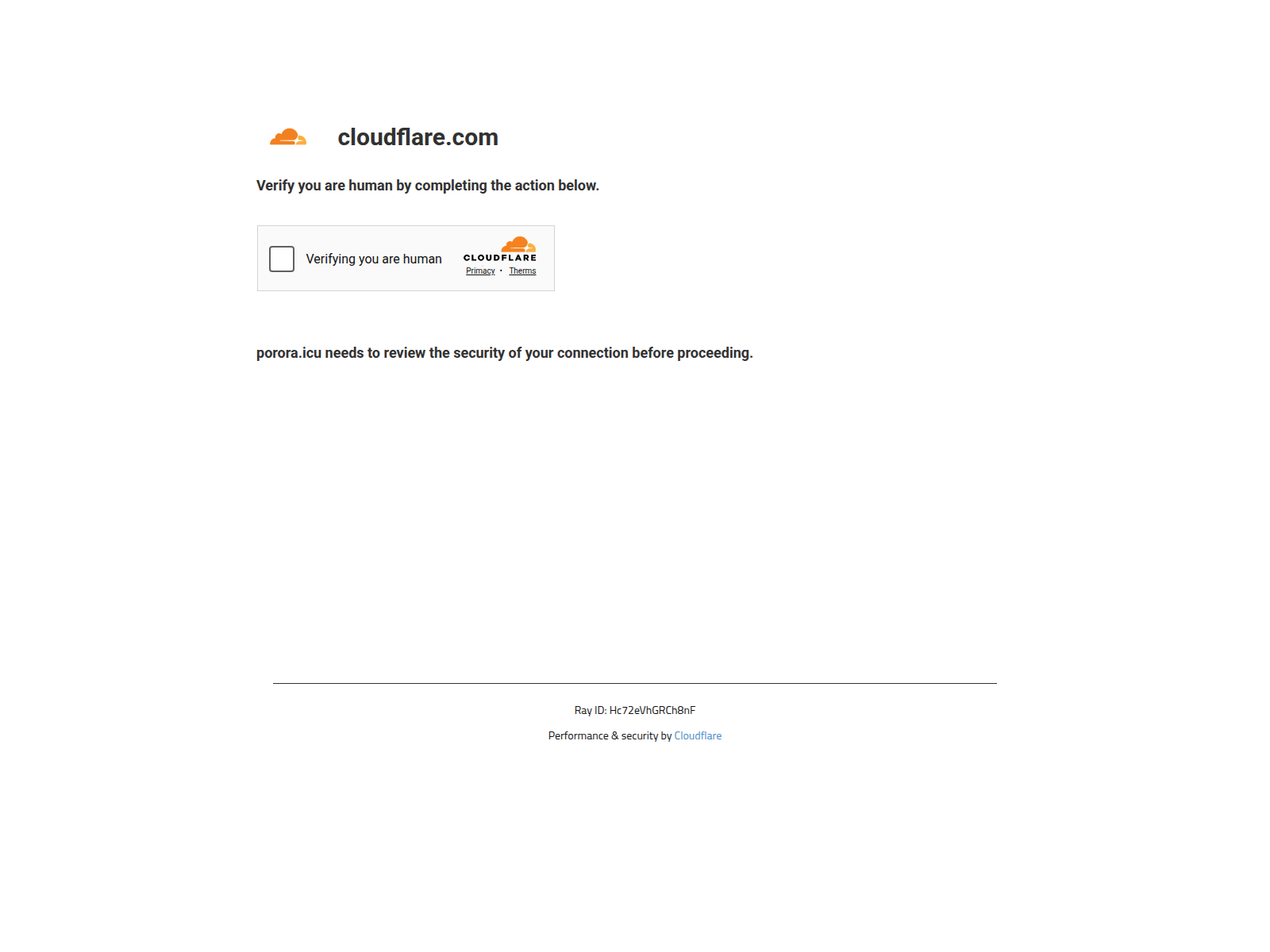 Screenshot of porora.icu