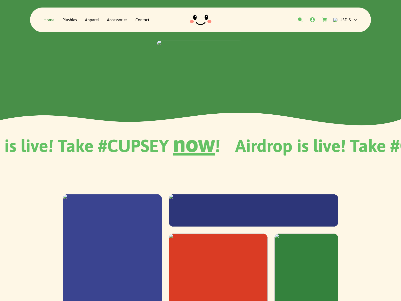 Screenshot of cupsey.sale