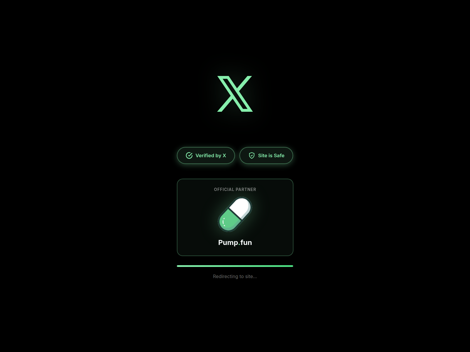 Screenshot of returnpump.fun