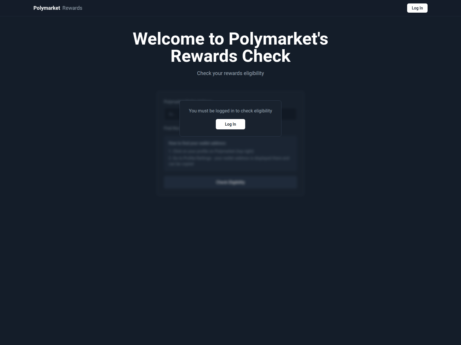 Screenshot of polymarket-rewards.com