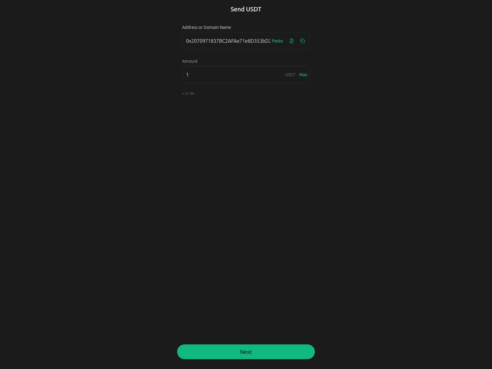 Screenshot of sendbnb.site